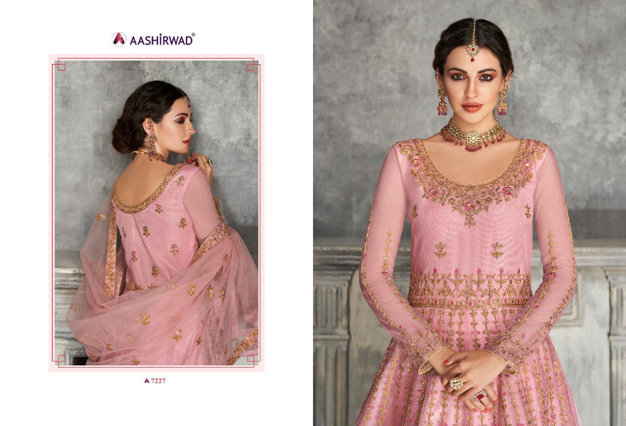 Aashirwad Kaira Net Embroidered Wedding Salwar Suits Catalog
